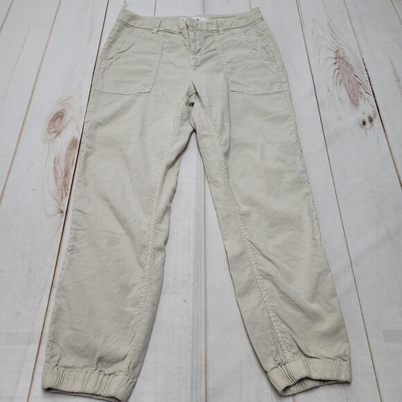 Frank & Eileen Jameson linen flax utility jogger pants relaxed chino minimalist - Picture 2 of 9